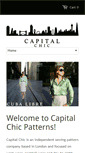 Mobile Screenshot of capitalchicpatterns.com