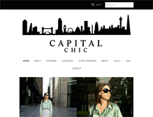 Tablet Screenshot of capitalchicpatterns.com